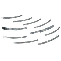 Накладки горизонтальные облицовки радиатора Москвич 400, 401 - комплект