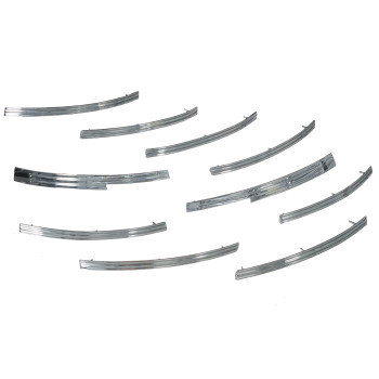 Накладки горизонтальные облицовки радиатора Москвич 400, 401 - комплект