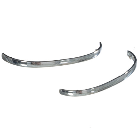 Накладка облицовки радиатора боковая Москвич 400, 401 - пара Накладка облицовки радиатора боковая Москвич 400, 401 - пара