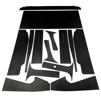 Картон обивки салона и перегородки багажника ГАЗ 12 - комплект