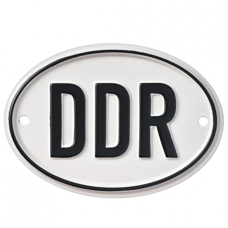 Табличка DDR металлическая