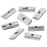 Заглушка торцевая окантовки двери ГАЗ М20 - комплект