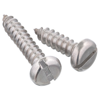 Винт 4,8 мм самонарезающий нержавеющий с плоской головкой шлиц