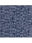 Ткань синяя "абстракция" ГАЗ 21 третьей серии