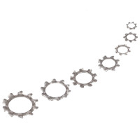 Шайба нержавеющая зубчатая с наружными зубьями