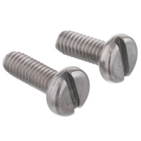 Винт М5 нержавеющий с плоской головкой шлиц