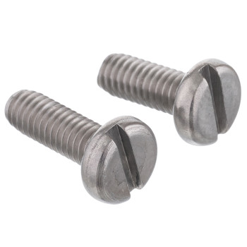 Винт М5 нержавеющий с плоской головкой шлиц