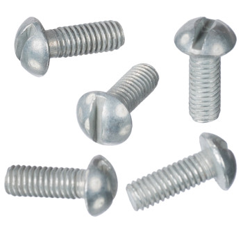 Винт М8х16 оцинкованный с плоской головкой шлиц