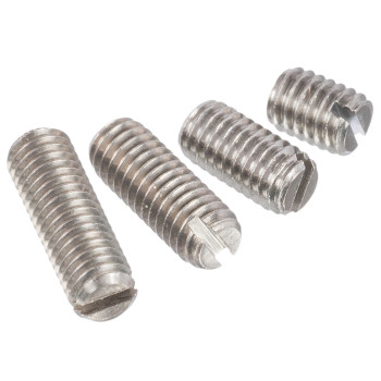 Винт М3 нержавеющий установочный шлиц