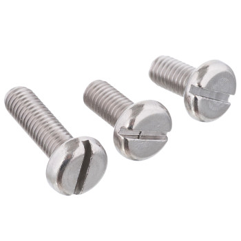 Винт М4 нержавеющий с плоской головкой шлиц