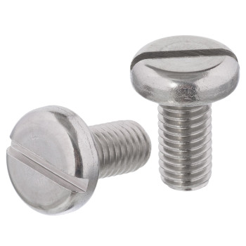 Винт М8х16 нержавеющий с плоской головкой шлиц