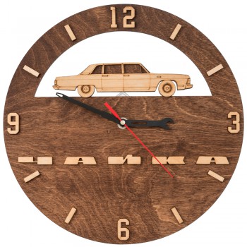 Часы деревянные ГАЗ 14 Чайка
