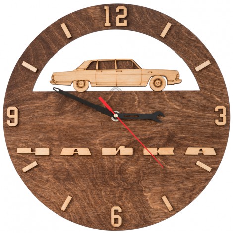 Часы деревянные ГАЗ 14 Чайка
