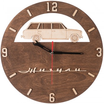 Часы деревянные ВАЗ 2102
