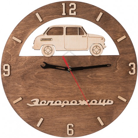 Часы деревянные ЗАЗ 965 Горбатый Запорожец