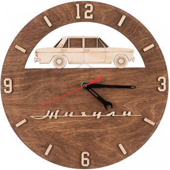 Часы деревянные ВАЗ 2103