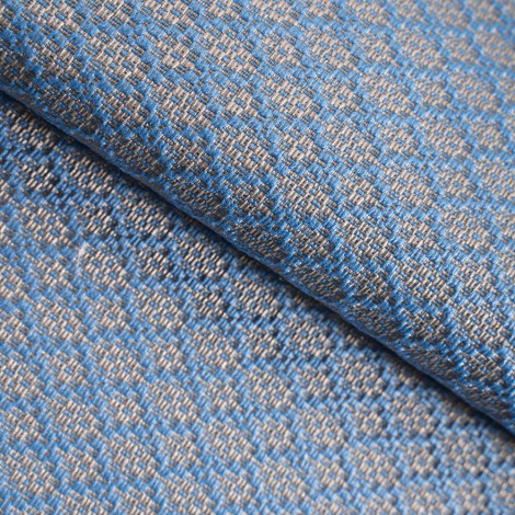 Ткань синяя "ромбик" ЗАЗ 965, Москвич 402, 407, 403