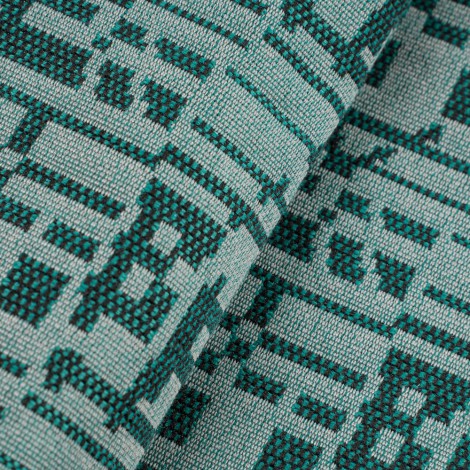 Ткань зеленая "абстракция №2" ГАЗ 21 третьей серии