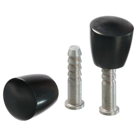 Пластик ручек стеклоподъемников ЗАЗ 965, 966 в сборе - черный Пластик ручек стеклоподъемников ЗАЗ 965, 966 в сборе - черный